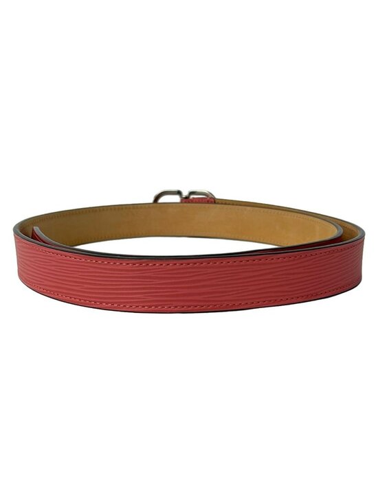 Louis Vuitton Belt Epi 85 34 Ceinture Mini Pink Silver Leather main image 4